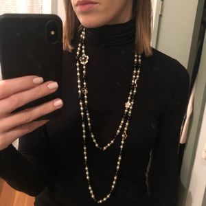 Beaded Chanel-like layered Necklace